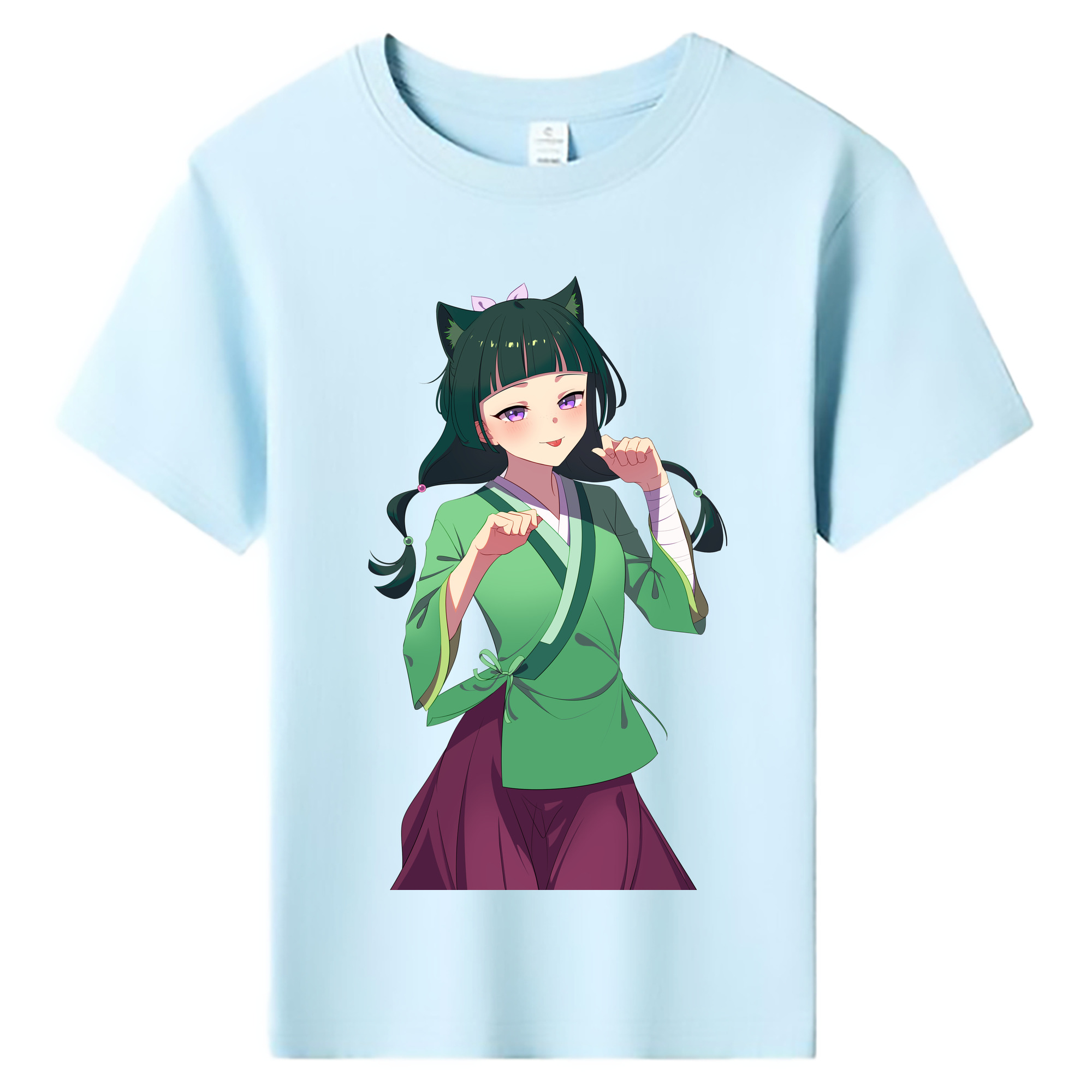 （画像用） 薬屋のひとりごと The Apothecary Diaries 綿100％キッズTシャツ（フロントプリント）